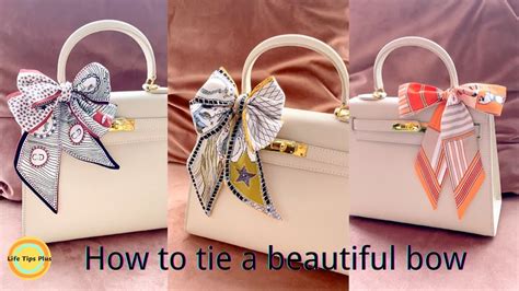 twilly on bag|how to tie a twilly.